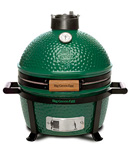 Mini Max Big Green Egg on stand