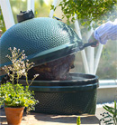 XXLarge Big Green Egg on stand
