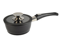 Aga Stainless Black Ceramic Saucepans