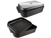 Aga Cast Aluminium Rectangular Double Roaster