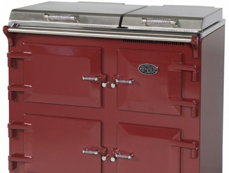 Everhot 100 Plus Range Cooker Red