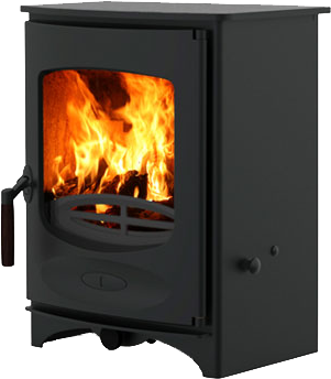 Charnwood C Four Stove  Showing Flames