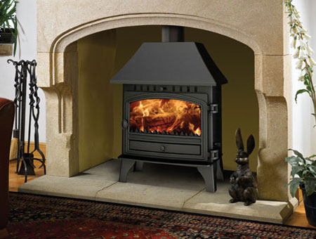 Hunter Herald 8 slimline multi fuel stove  stove