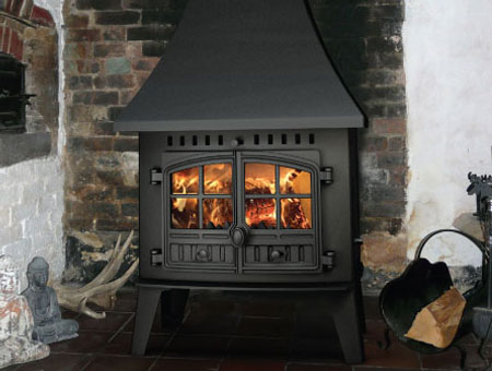 Hunter Inglenook multi fuel stove