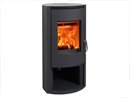 ILD 1 Wood Burning Stove in majolica brown