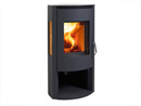 ILD 3 Wood Burning Stove in majolica brown