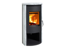 ILD 4 Wood Burning Stove in majolica brown