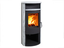 ILD 5 Wood Burning Stove in majolica brown