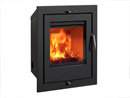 ILD 6 Wood Burning Stove in majolica brown