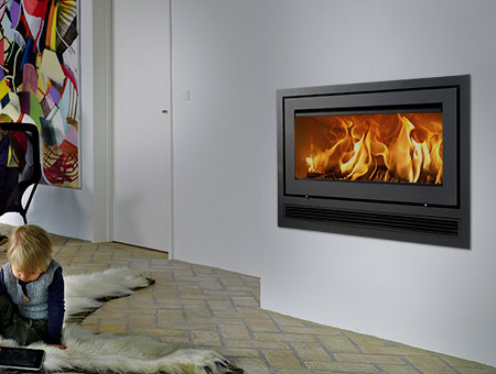 Lotus H470 W Air Insert wood burning stove
