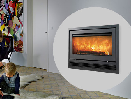 Lotus H570 W Air Insert wood burning stove