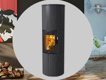 Lotus Maestro Indian Night Magic Door Wood Burning Stove