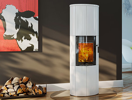 Lotus Maestro White wood burning stove