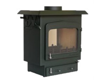 Woodwarm Fireview 12kw double sided stove Flat Top